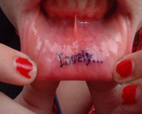 lipstick tattoo. Beauty Tip: Skip the Tattoo!